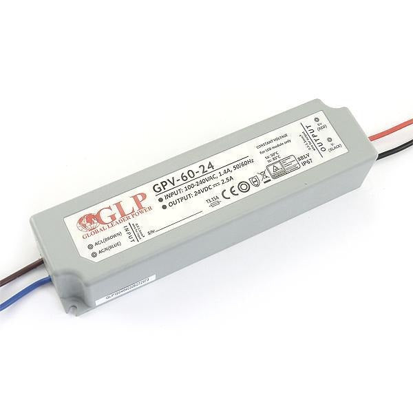 Alimentation LED - 24 V, 2,5 A - 60 W - IP67 - ÉTANCHE