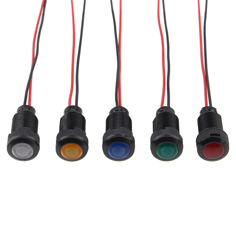 Voyant LED miniature - Rouge - 12 mm - 12/24 V
