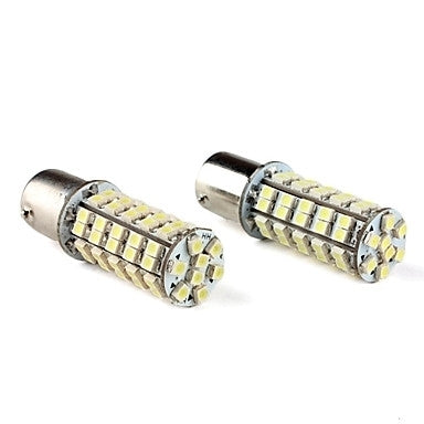 BA15S LED 68-SMD 3528 - 12V LED lamp WHITE