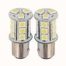 Lampe LED BAY15D 18-SMD 5050 12 V blanche
