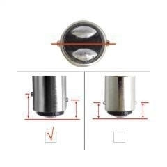 Lampe LED BAY15D 13-SMD 5050 12 V blanc chaud