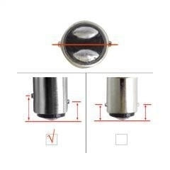 1157 - 5050 - 12V - 13 smd - 2 pieces