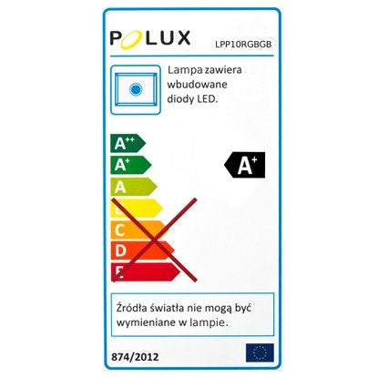 10W RGB Floodlight - LED - IP65 Outdoor - Dimmable - Remote - Black - HQ