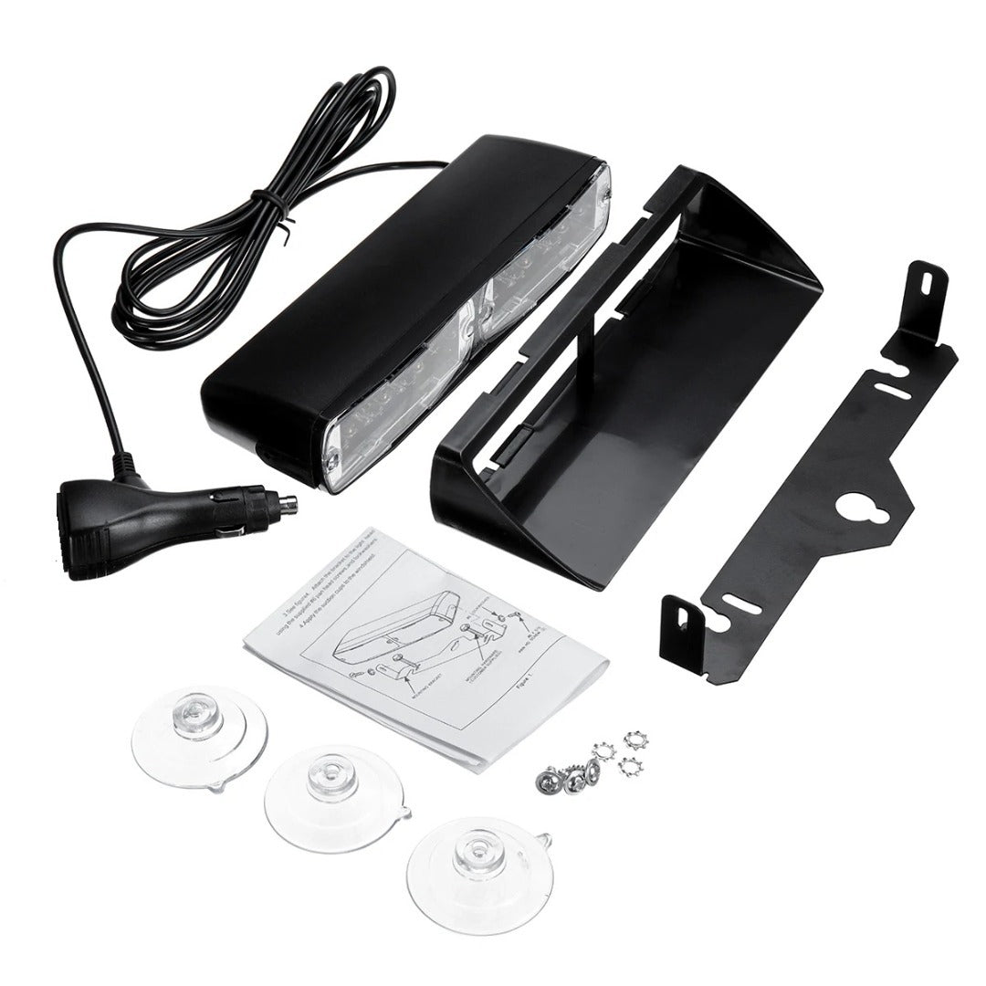 Dashboard flasher - WHITE - 17 patterns - 16 LEDs