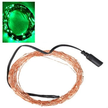5 mètres - Vert - Éclairage LED - 12 volts - Ultra fin
