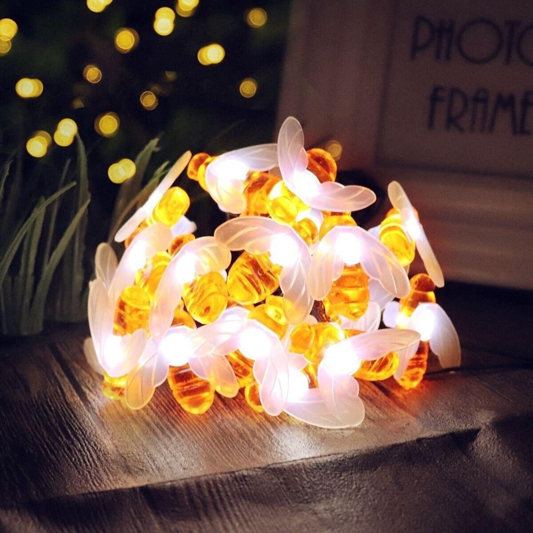 Solar LED light string - 10 meters - Luminous bees