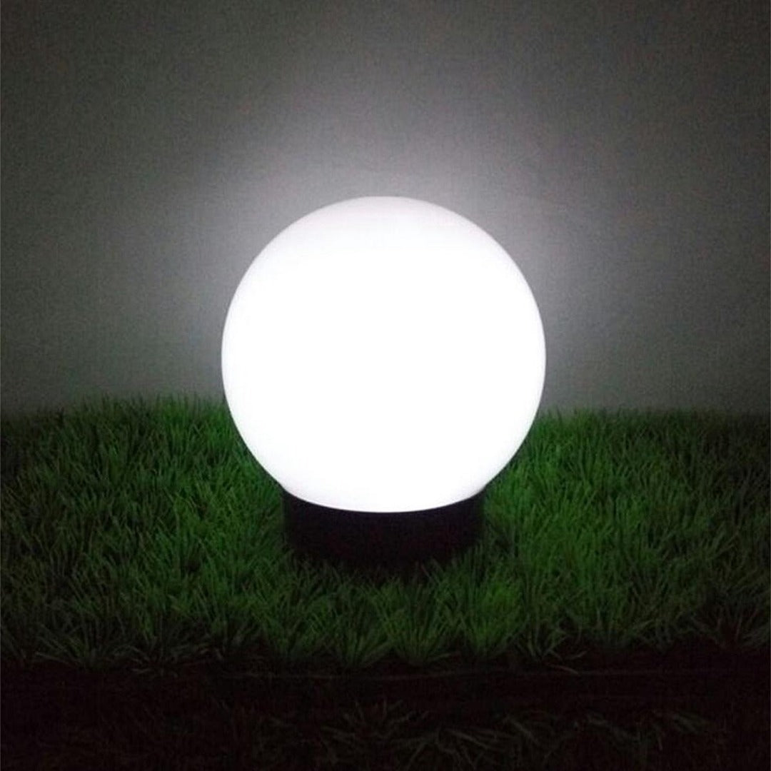 LED garden globe 20cm - Solar - White