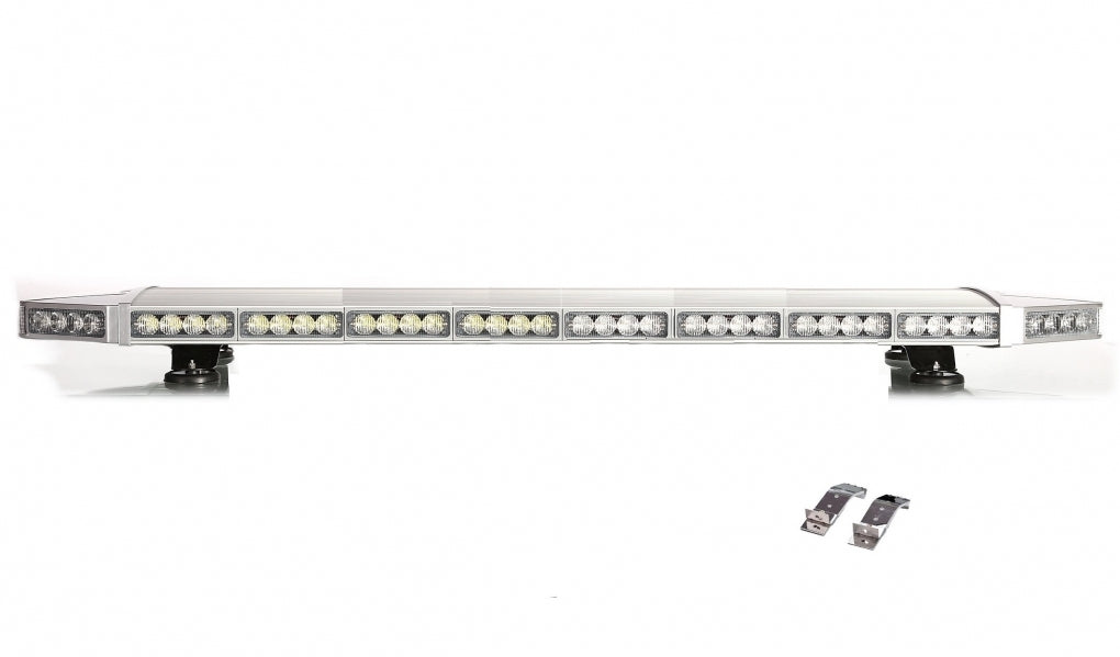 Rotating Light ORANGE LED Light Bar - 140cm Professional