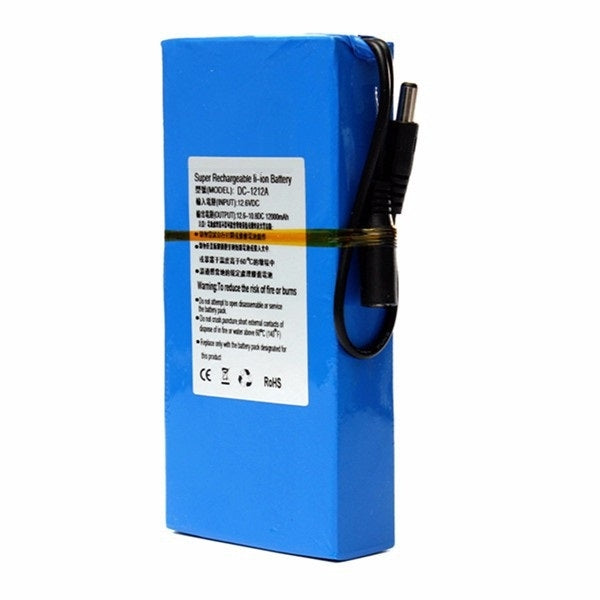 LED strip power bank 12v 12A battery + charger - Blue