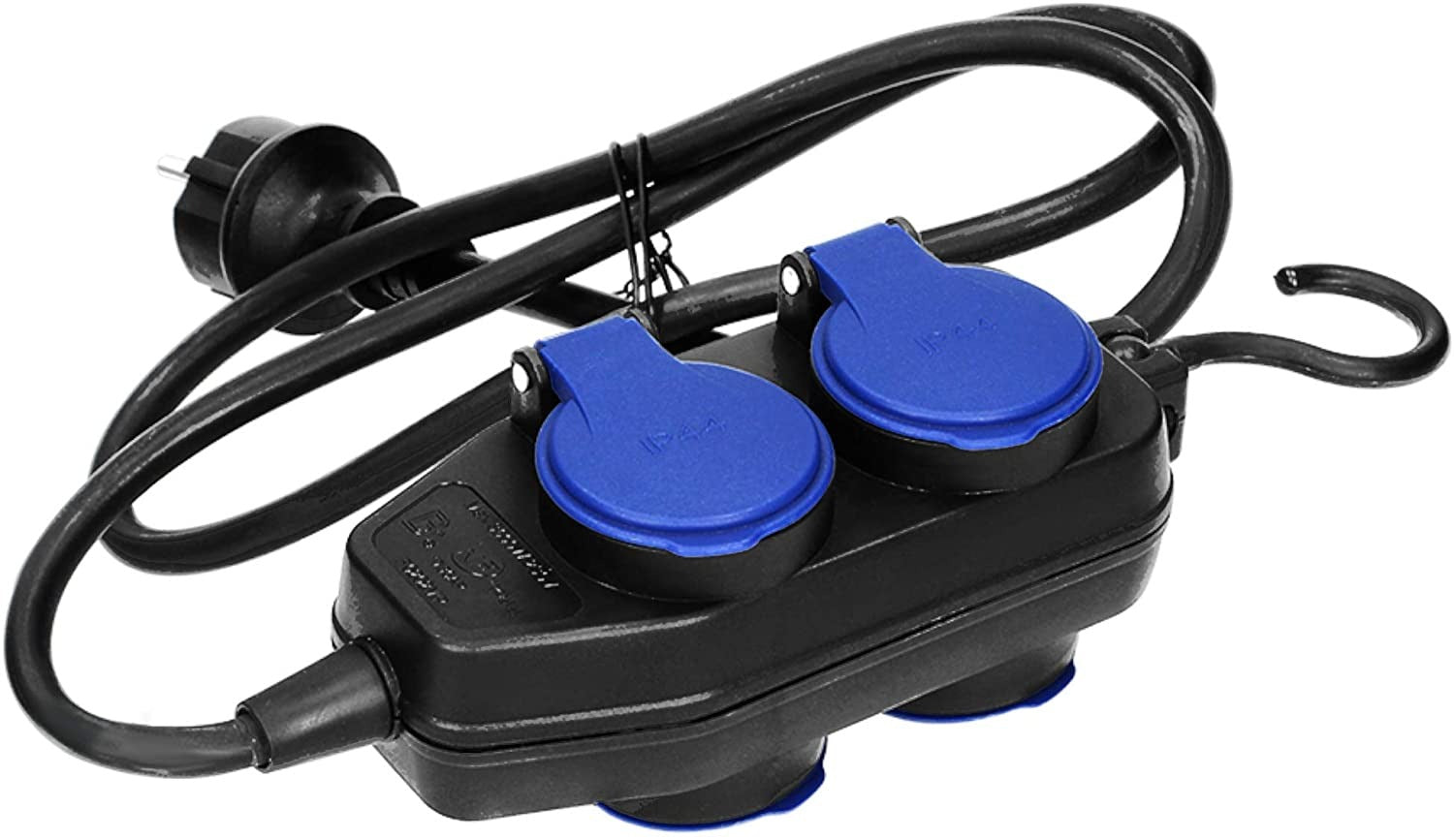 Waterproof extension cord - 4-way - 10 meters