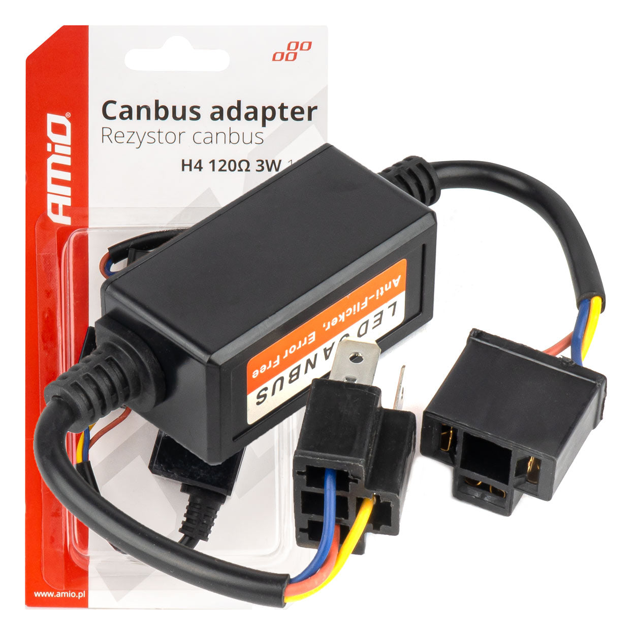 CANBUS weerstand - 12V - 3W - 12Ohm - H4 - Per stuk