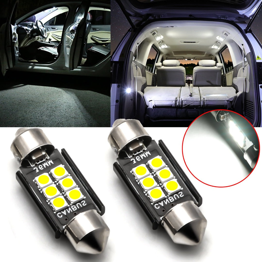Dome - 31MM LED - CANBUS - 6SMD - Warm white - 12V - Per piece