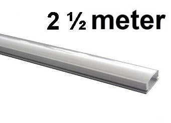 LED Profiel 2.5 meter - 7mm slim - plat model