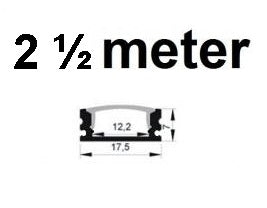 LED Profiel 2.5 meter - 7mm slim - plat model