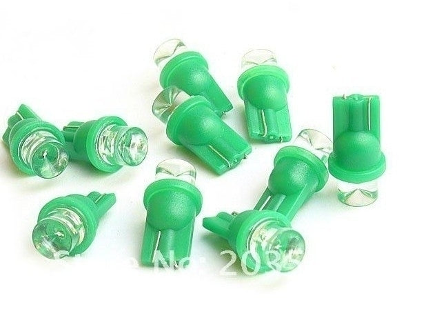 T10 LED green W5W - 12V interior lamp