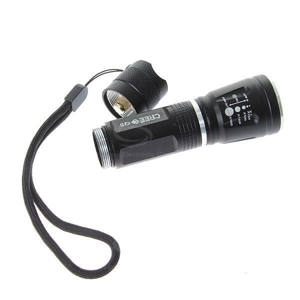 LED flashlight CREE Q5 230-Lumen 11.5 cm