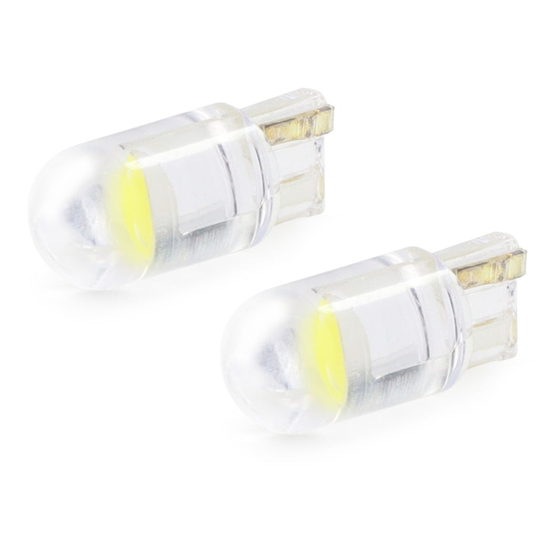 T10 - LED COB blanche - 12 V - Lot de 2