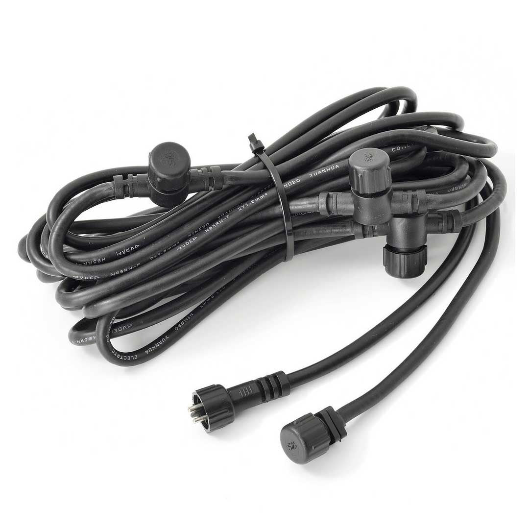 1x LED wall spotlight - 185mm - 4 Watt - Black - complete set