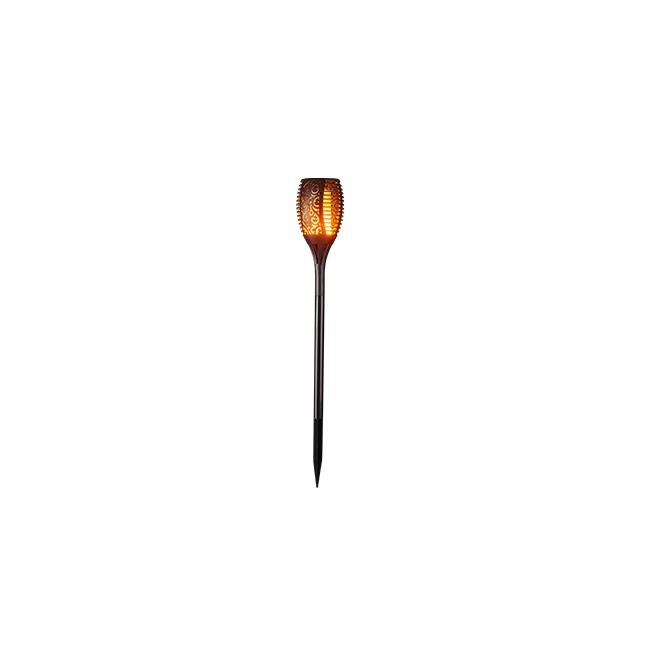 Solar garden torch - 12 LED - 6 Watt - Flame effect - With twilight sensor