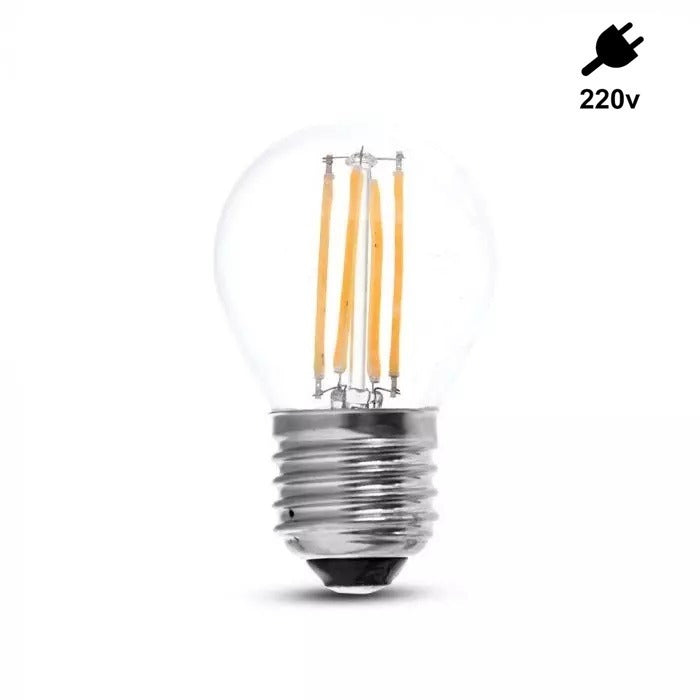 LED string lights - 5 lights - 5 meters - Connectable - Waterproof - 220 Volt - Hanging lamps