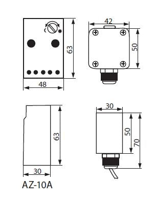 Interrupteur crépusculaire à LED - 2300 W - IP65