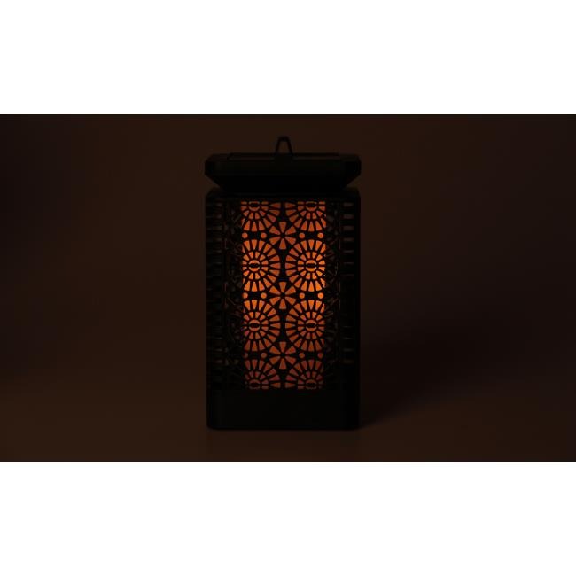 Solar LED lantern - Flame effect - With twilight sensor