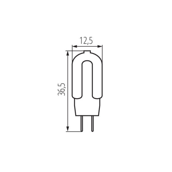Lampe LED G4 - 1,3 W - Blanc chaud - 100 lumens