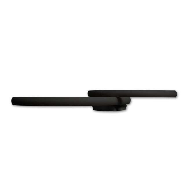 LED design ceiling lamp - 60W - CCT - With remote control - Black