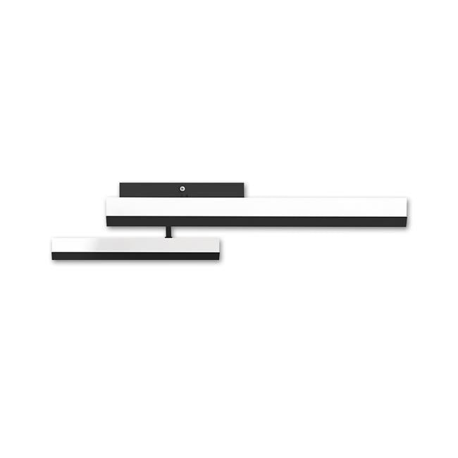 LED design ceiling lamp - 70W - CCT - With remote control - Black