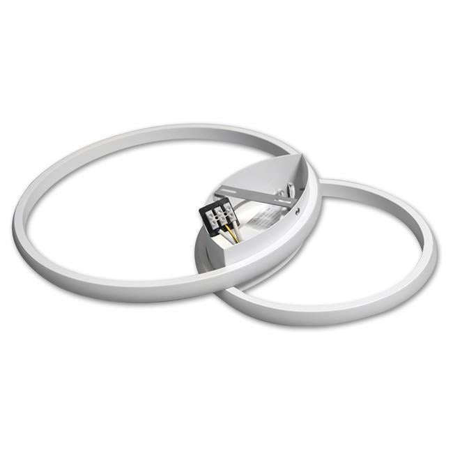 LED design ceiling lamp - 60W - CCT - With remote control - White