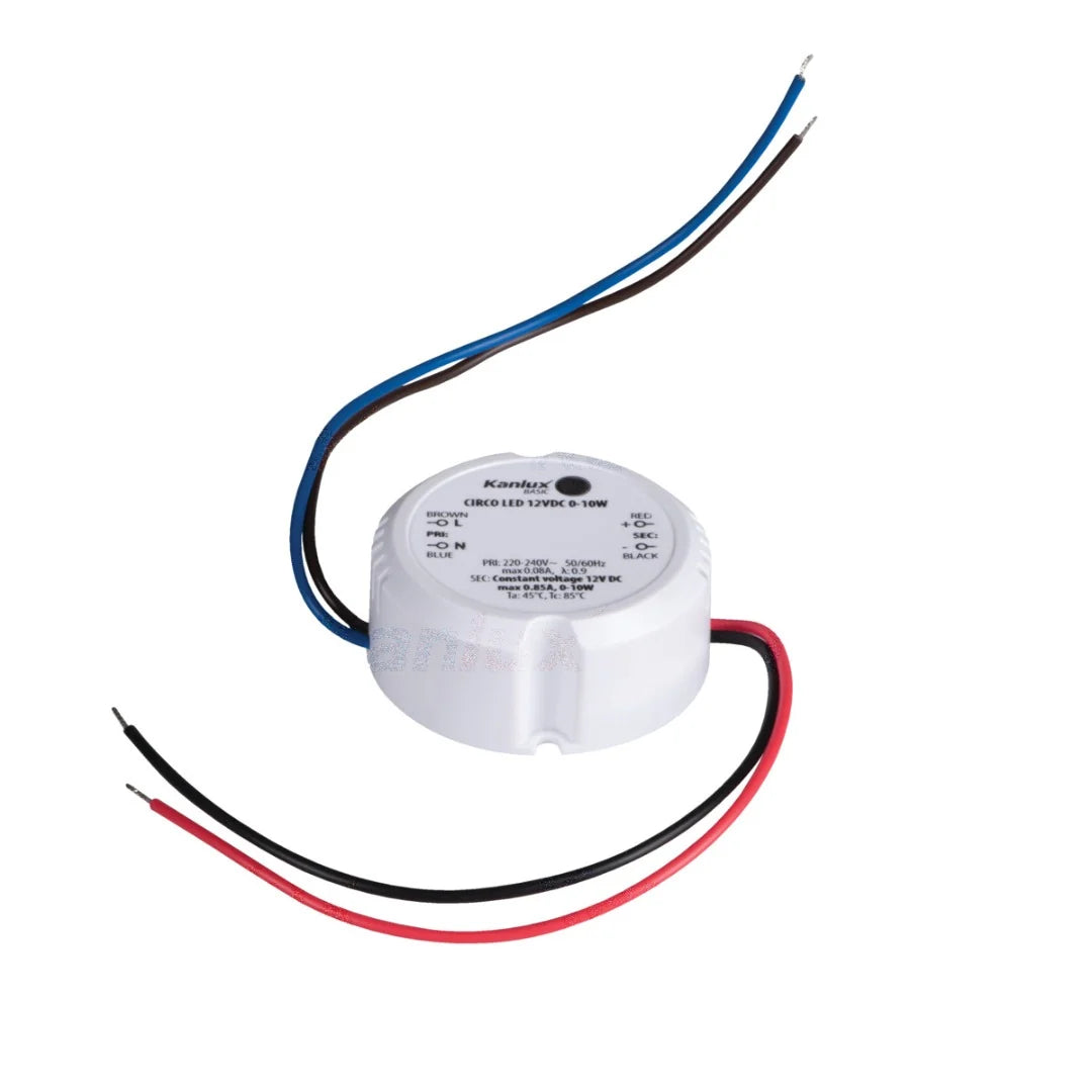 LED-Einbaunetzteil 12 Volt – 15 Watt – 1,25 A – Rund