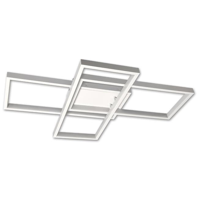 LED design ceiling lamp - 72W - CCT - With remote control - White