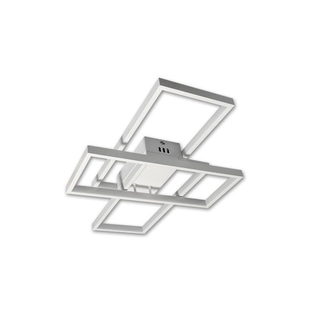 LED design ceiling lamp - 72W - CCT - With remote control - White