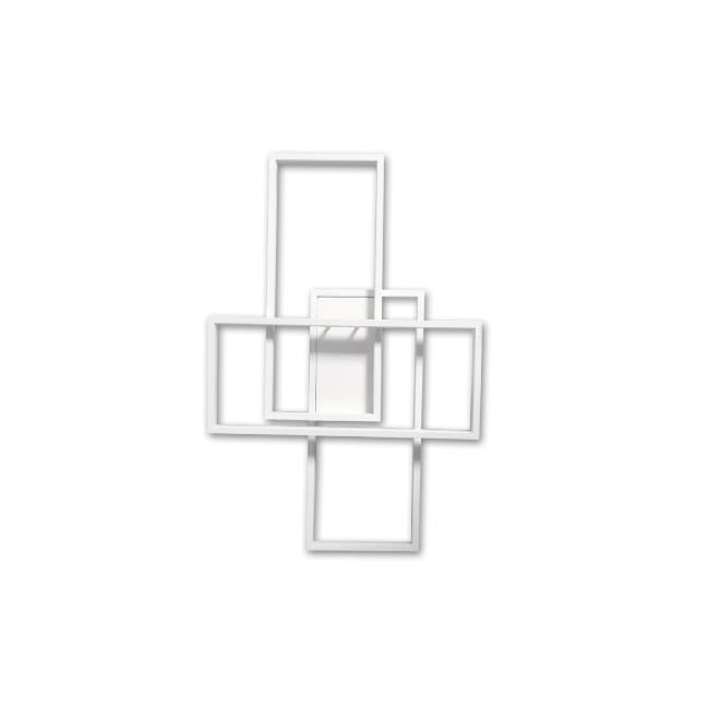 LED design ceiling lamp - 72W - CCT - With remote control - White