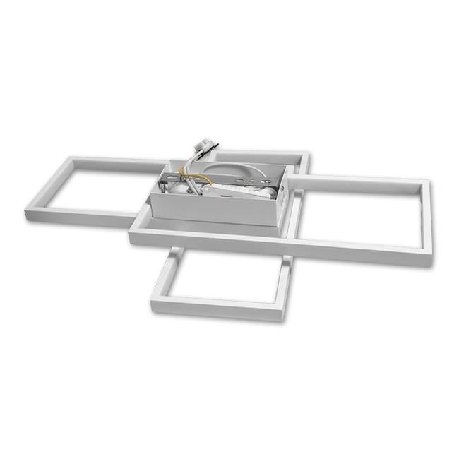 LED design ceiling lamp - 72W - CCT - With remote control - White