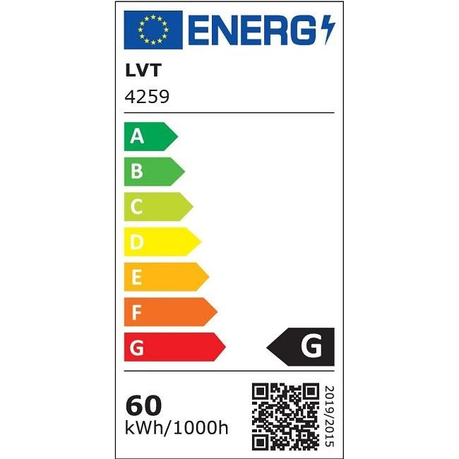 LED design ceiling lamp - 60W - CCT - With remote control - Black