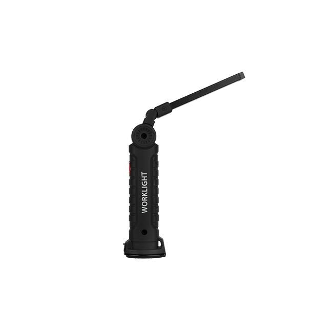 LED-zaklamp met 3W COB en 1W LED. oplaadbaar