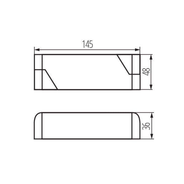 Inbouw Adapter / Voeding 12V - 2.5A - 30W - Kanlux