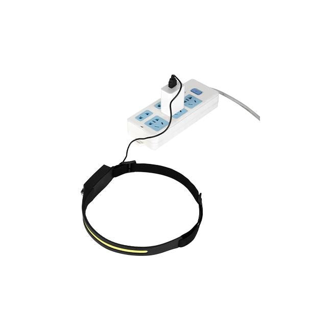 Rechargeable LED headlamp - 3W COB + 1W LED - Cold white