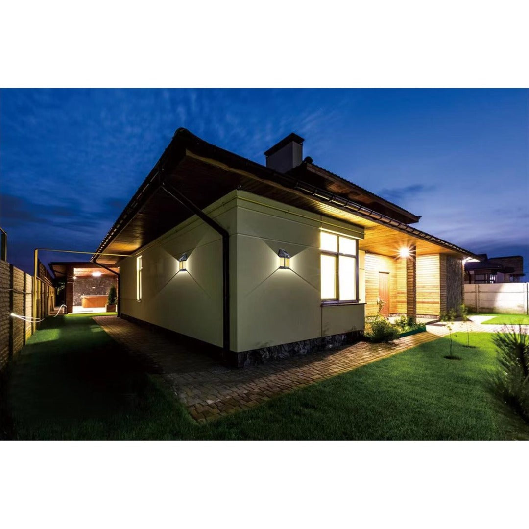 LED solar wall lamp - Twilight + motion sensor - Warm white