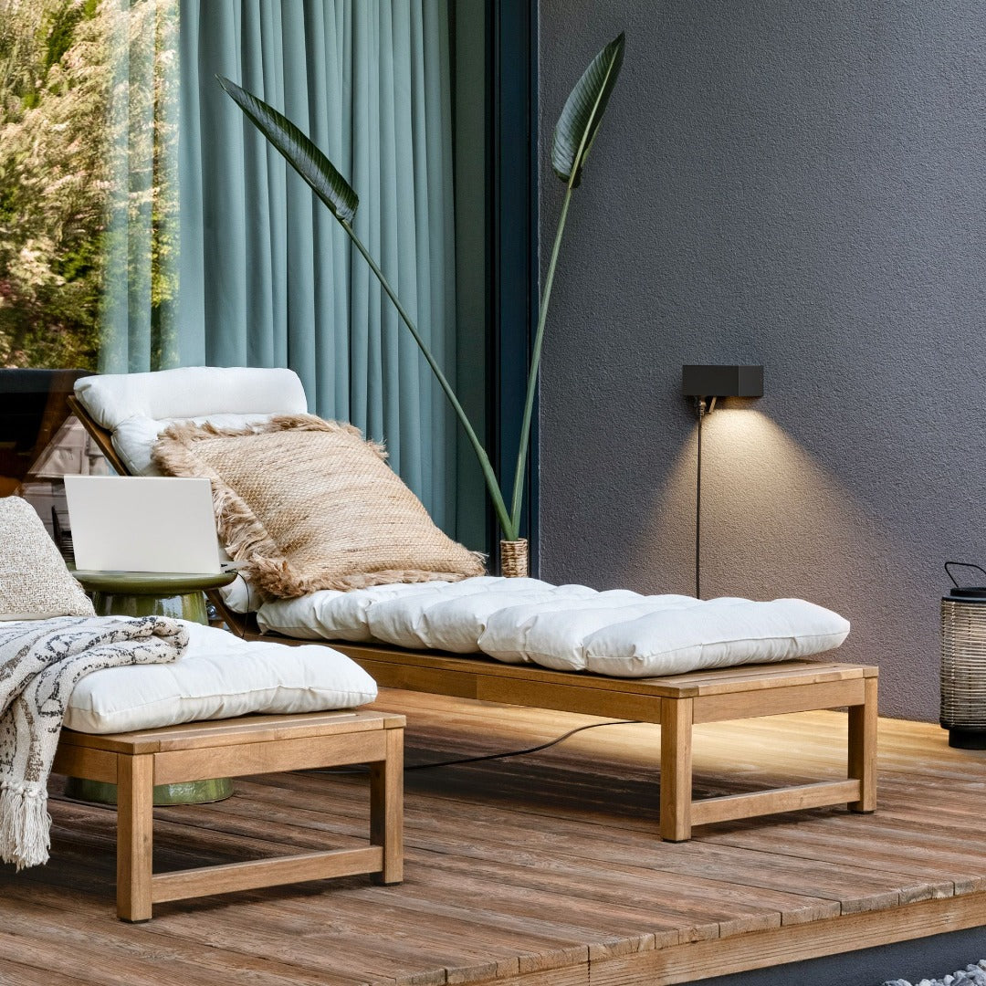 LED wandlamp - Warm wit - 2 stopcontacten