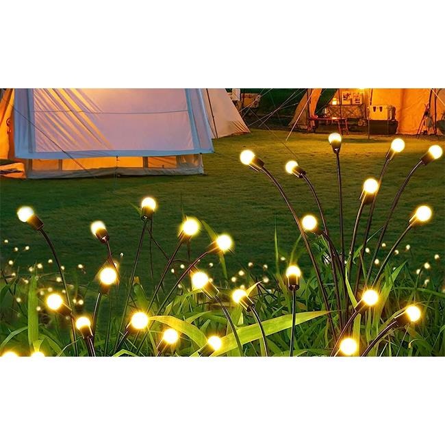 Lampe solaire de jardin à LED - 73 cm - Avec broche