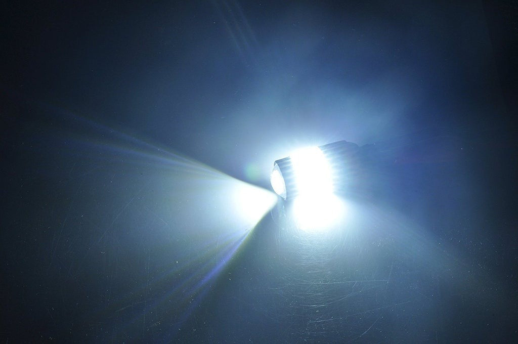 WHITE - BA15S - LED - 78 SMD - 3014 - 12 / 24V