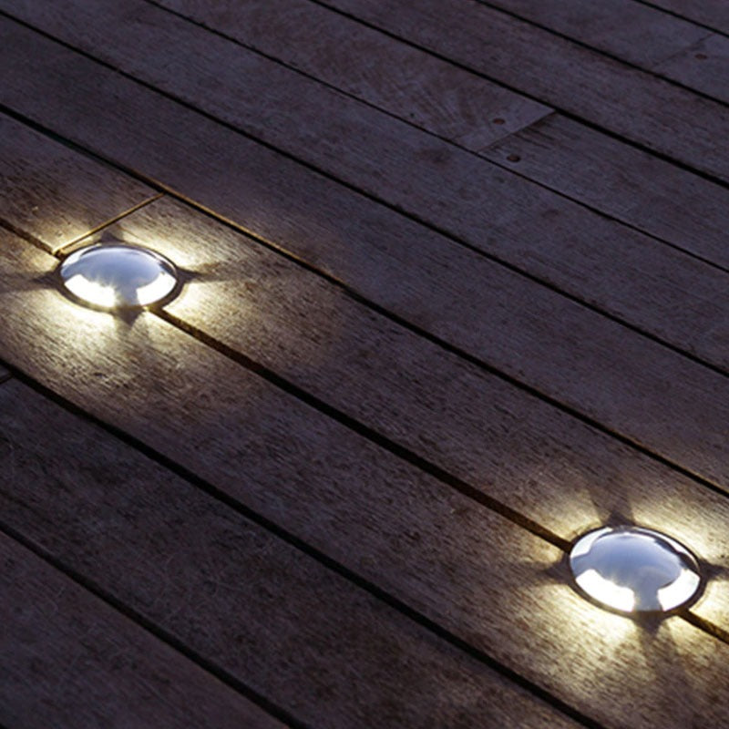 5x LED garden path spotlight - 12V - 3 sides - 41mm - complete set