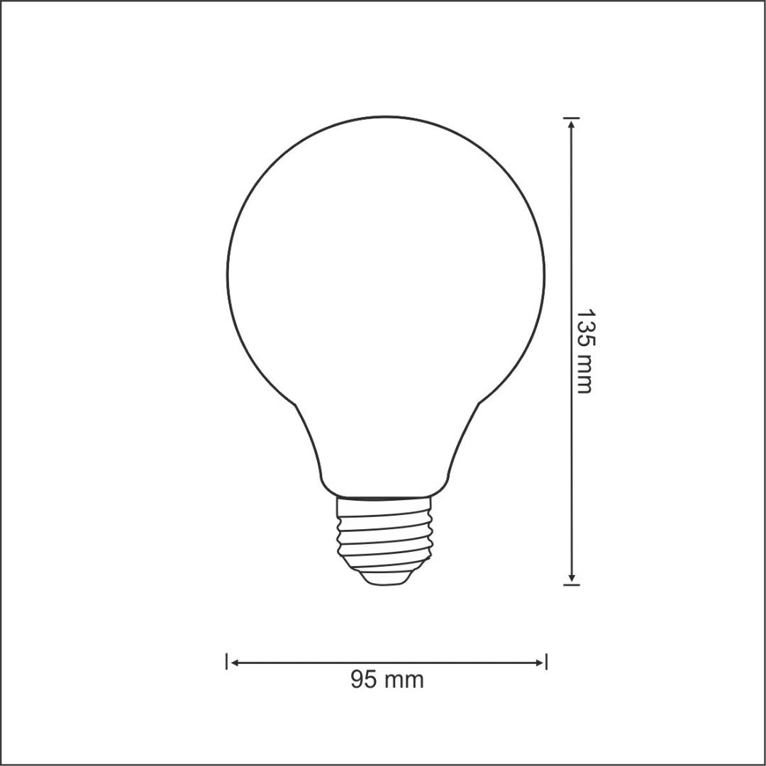 SOLD OUT Retro Filament E27 - 175Lm - 2200K - Extra warm white
