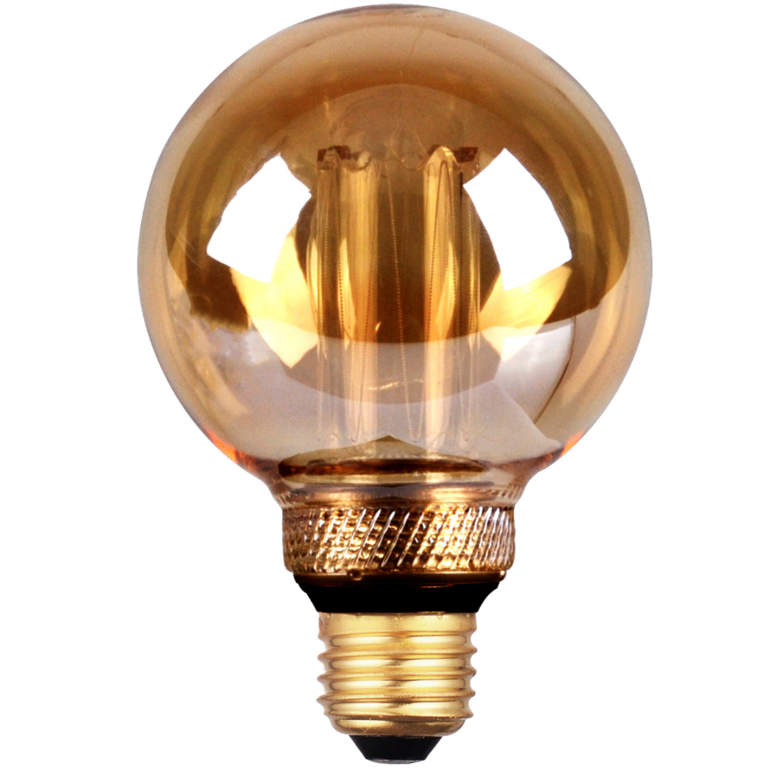 E27 LED filament - G80 - 200 lumen - Extra warm white - Premium vintage