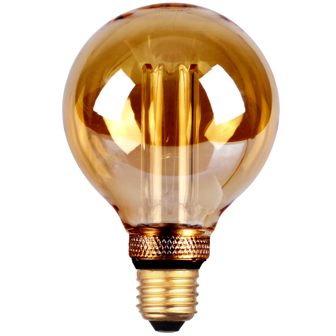 E27 LED filament - G95 - 200 lumen - Extra warm white - Premium vintage
