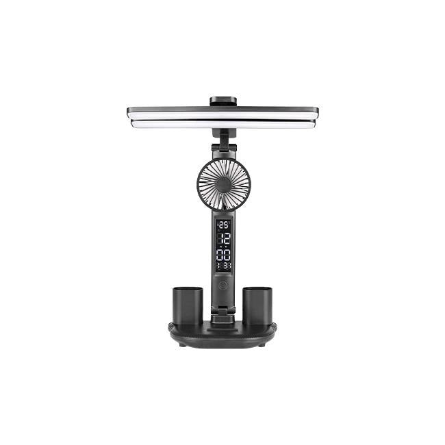 LED dimbare bureaulamp - CCT - Met ventilator en klok