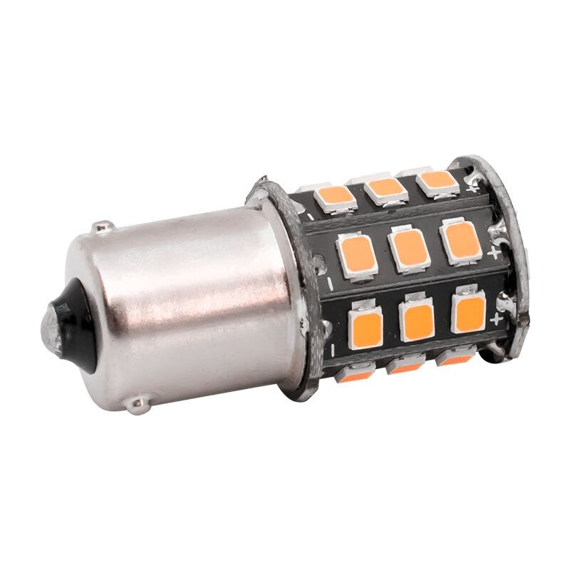 ORANGE - BA15S - LED - 33 SMD - 2835 - 12V