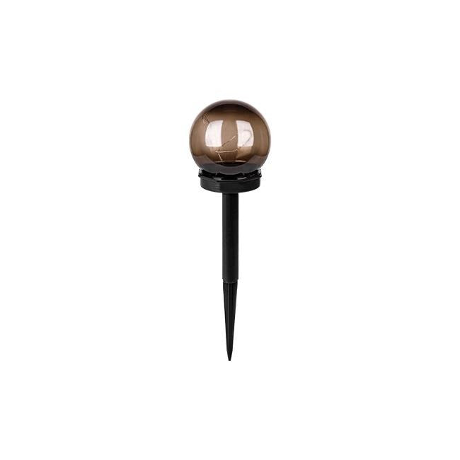 Boule de jardin LED 10 cm - Solaire - Motif étoiles